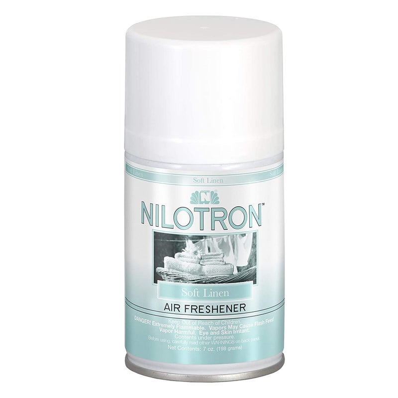 Nilodor Soft Linen Nilotron 7 oz. Metered Aerosol Refill, (05426) - Image 1